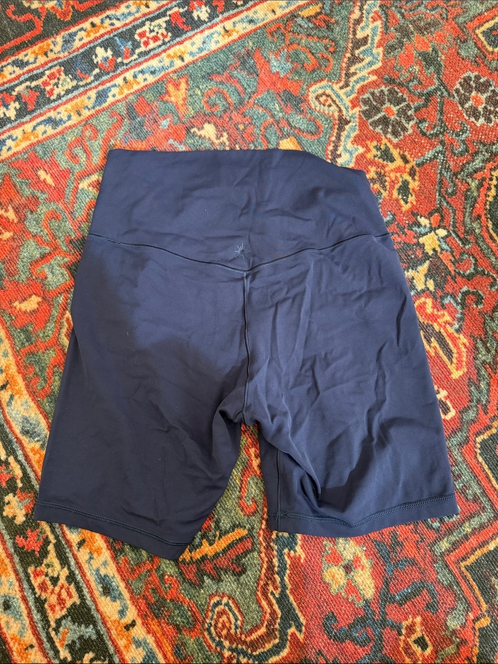 offline by aerie High-Waist Navy Bike Shorts - Picture 3 of 4